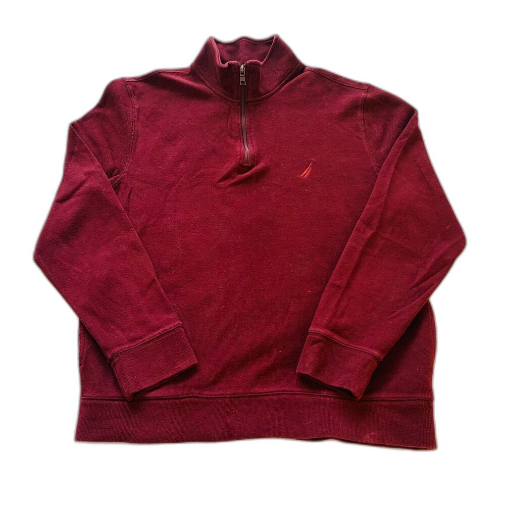 Vintage y2k 2000s Nautica Zip Up Sweater